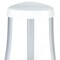 Homeroots 18"  White Aluminum And Heavy Duty Plastic Corner Shower Bench 571511 - alternate 11