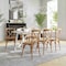 Flash Furniture Advantage Light Brown X-Back Chair X-BACK-LB - alternate 10