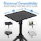 Pyle Pyle Laptop Projector Tripod Stand - Adjustable Mount for Computers, DJ Equipment, 20'' x 16'' Plate PLPTS4X2 - alternate 10