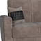 Homeroots 89" Beige Microfiber Sleeper Sofa And Toss Pillows With Brown Legs 607158 - alternate 4