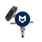 Meret Products Oxygen Regulator, 3.5 in H, 25 lpm, Brass EMSREG8725-B2D - alternate 3