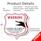 Signmission Alligator Warning Shield Sign Warning Al, 12 inch X 12 inch, Plastic Sign, 2PK SHI-P-2PACK-12-359 - alternate 3