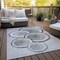 Homeroots 8' X 10' Gray and Black Faux Bois Washable Non Skid Indoor Outdoor Area Rug 564416 - alternate 8