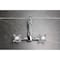 Kingston Brass Two-Handle Wall Mount Bridge Kitchen Faucet, Polished Chrome KS2441AX - alternate 5