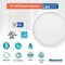 Bulbrite 9" Round 17-W 3000K LED Flush Mount Light, 1400 Lumens, White Finish 773608 - alternate 5