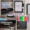 Lockermate By Bostitch Adjust-A-Shelf 6-Piece Locker Accessories Set, Black 50924KIT-BLK - alternate 5