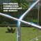 Wrightmaster 13.1 ft. x 9.8 ft. x 6.5 ft. Metal Chicken Coop w/ Waterproof and Anti-Ultraviolet Cover ZR-5505P437823 - alternate 7