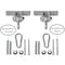 Playberg Heavy Duty Permanent Swing Hanger Brackets Set for Indoor and Outdoor Use QI004117 - alternate 4