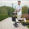 Vevor Knee Scooter Carbon Steel Folding Knee Walker Recovery Scooter 300LB Loads HFK-9270 - alternate 6