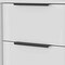 Homeroots 19" White Wood Two Drawer Nightstand 534903 - alternate 4