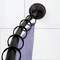 Zenith Zenna Home NeverRust 50'' to 72'' Adjustable Fixed or Tension Curved Shower Rod in Matte Black 35635ALBKL - alternate 3