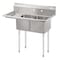 Koolmore 2 Compartment Stainless Steel  Commercial Kitchen Prep & Utility Sink with Drainboard SB141611-12L3 - alternate 9
