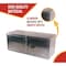 Mytee Products Flatbed Trailer Underbody Tool Box w/ Barndoor Style Double Door & Paddle Lock TBAL182460-PLAL - alternate 7