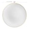 Smarty Had A Party 7.5" White with Gold Rim Organic Round Disposable Plastic Appetizer/Salad Plates (120 Plates), 120PK 937WHG-CASE - alternate 9