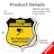 Signmission Video Surveillance Shield Sign We Prosec, 6 inch X 6 inch, Vinyl Decal, 2PK SHI-D-2PACK-6-471 - alternate 4