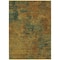 Homeroots 3' X 5' Copper And Green Abstract Washable Indoor Outdoor Area Rug 603581 - alternate 5