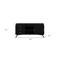 Homeroots 64in Black Mahogany Solid Wood Enclosed and Open Storage TV Stand 404264 - alternate 8