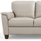 Homeroots 85" Beige Leather Sofa With Black Legs 491298 - alternate 5