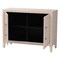 Baxton Studio Nira Faux Shagreen Storage Cabinet 263-14503-ZORO - alternate 9