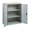 Hirsh Storage Cabinet, 42 in H, 36 in W, 18 in D, Recessed Twist, Keyed, Light Gray, 2 Shelves 22003 - alternate 14