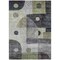 Homeroots 10' X 14' Artichoke Green Gray And Charcoal Geometric Washable Indoor Outdoor Area Rug 604395 - alternate 6