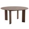 Homeroots 59" Brown Solid Wood Round Top Dining Table 712864 - alternate 1