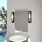 Vaxcel Vilo 4.5-in W 1 Light Matte Black Wall Sconce Light with Full Backplate W0498 - alternate 8