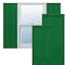 Ekena Millwork True Fit PVC Cedar Park Fixed Mount Shutters, Viridian Green, 12W x 32H, PR TFP001CP12X032HG - alternate 1