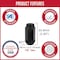 Coyote Wheel Accessories WHEEL ADAPTERS Deep Well 6 Point 1316 Inch Male X 34 Inch Male Zinc Plated Carbon Steel Single 11496-16 - alternate 6