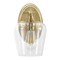 Jonathan Y Jayne 6" 1-Light Iron/Glass Cottage Rustic LED Vanity Light, Brass Gold JYL7545B - alternate 7