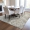 Homeroots 9' X 12' Taupe Beige And Ivory Abstract Washable Indoor Outdoor Area Rug 577948 - alternate 7