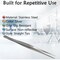 A2Z Scilab Tweezers, Fine Serrated Tip Lab Forceps, 12 inch, Stainless Steel A2Z-ZR1117 - alternate 5