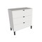 Homeroots 30" White Three Drawer Dresser 533811 - alternate 7