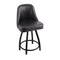 Holland Bar Stool Co Logo Grizzly Florida Panthers, 2025 Stanley Cup 25in Swivel Counter Stool with Black Wrinkle Finish L048 - alternate 2