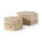 Homeroots Set of Two Natural Solid Wood Box With Lid, 2PK 392585 - alternate 7