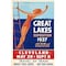 Homeroots 24" X 36" Great Lakes 1937 Vintage Travel Poster Wall Art 394291 - alternate 1
