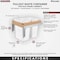 Rev-A-Shelf Maple Wood; Steel; Plastic, Natural Maple, 18 in W, 17.88 in H, 22.75 in D 4WCTM-21DM2 - alternate 7
