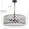 Jonathan Y Gabrielle 23" Crystal/Metal LED Pendant, Oil-Rubbed Bronze JYL9027A - alternate 11