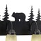 Vaxcel Bozeman 4 Light Bronze Rustic Bear Bathroom Vanity Fixture VL55704BBZ - alternate 7