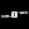 Jonathan Y Turing 18.7" 2-Light Metal LED Wall Sconce, Chrome JYL7456A - alternate 18