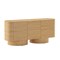 Manhattan Comfort Solis 72 in Solid Wood Sideboard in Natural (3-Door) SB1793-1 - alternate 7