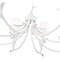 Z-Lite Aslin Textured White 8 Light Chandelier 830-42TXWH - alternate 7