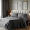 Simple Deluxe Queen Size 4 Piece Bed Sheet Set Deep Pocket, Lightweight Super Soft Easy Care Microfiber - Comfy B HKBSHEQUEEN4GRY - alternate 6