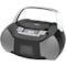 Naxa Electronics Naxa Portable CD/Cassette Boombox - 1 x Disc - 2.40 W - Silver, Black - CD-DA - Auxiliary Input NPB-268 - alternate 1