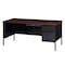Hirsh Right-Hand Single Pedestal File Office Desk W/ Center Drawer, 30 in D X 29.5 in H, 66 in W X 20095 - alternate 5