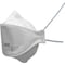 3M Particulate Respirator, N95, Aura, Flat-Fold, Low-Profile, 3-Panel, Nose Clip, Universal, PK 20 9205+ - alternate 1
