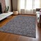 Homeroots 5' X 8' Navy Blue Beige And Taupe Floral Washable Indoor Outdoor Area Rug 582291 - alternate 8