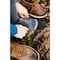 Hiwassee Trading Co Medium Charcoal/Blue Light Tech Crew Sock 72921 - alternate 3