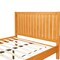 Homeroots Brown Solid Wood King Bed Frame 523629 - alternate 5
