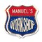 Signmission Manuel's Workshop, 18 inch X 18 inch, Plastic Sign, 2PK SHI-P-2PACK-18-489-MANUEL - alternate 1